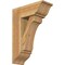 Ekena Millwork Legacy Traditional Rough Sawn Bracket w/ Offset Brace, Western Red Cedar, 8"W x 20"D x 28"H BKT0806X20X28LEC01RWR - alternate 1